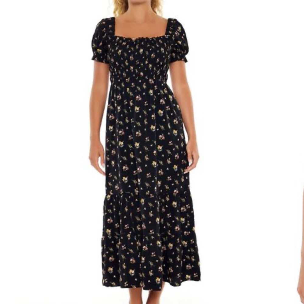 Floral Puff Sleeve Dress